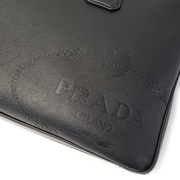 Prada Briefcase Saffiano Travel Nero - Picture 4 of 4